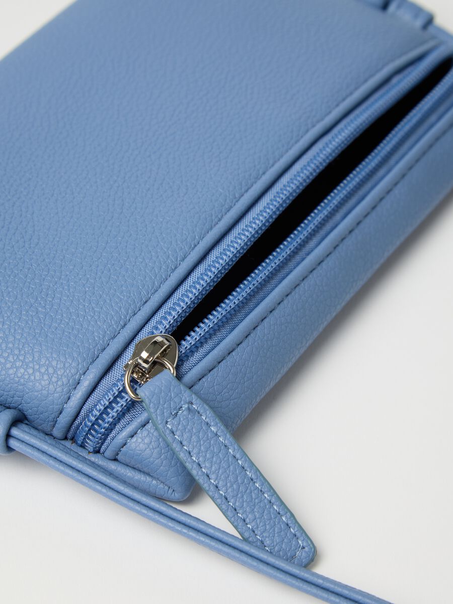 Light blue clutch bag with zip_2
