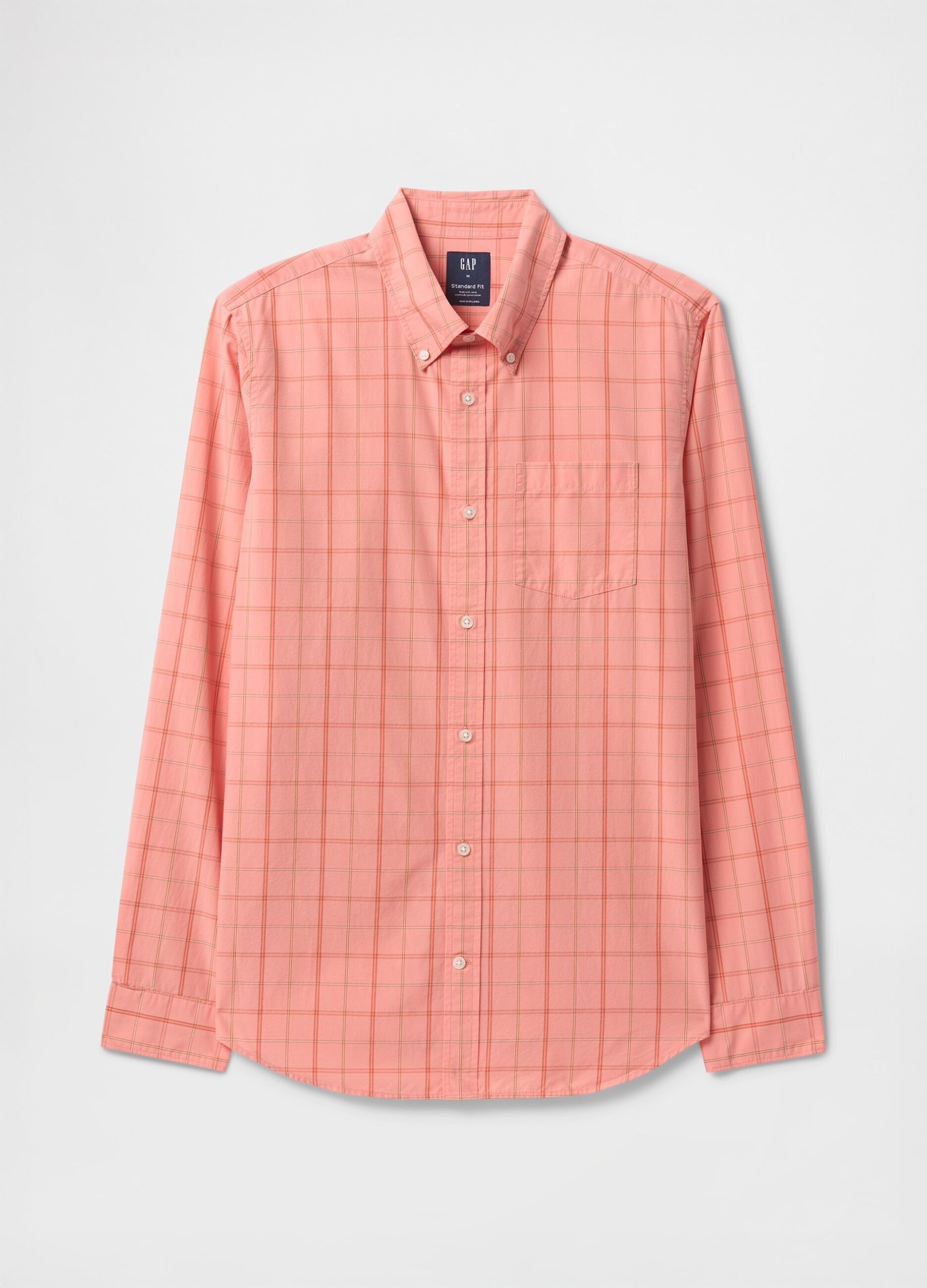 Pink Checked Cotton Shirt