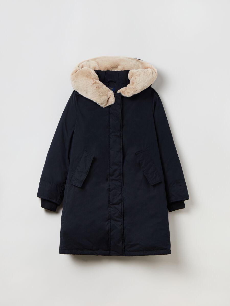 Parka imbottito con cappuccio_0