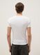White slim fit stretch cotton t-shirt_2