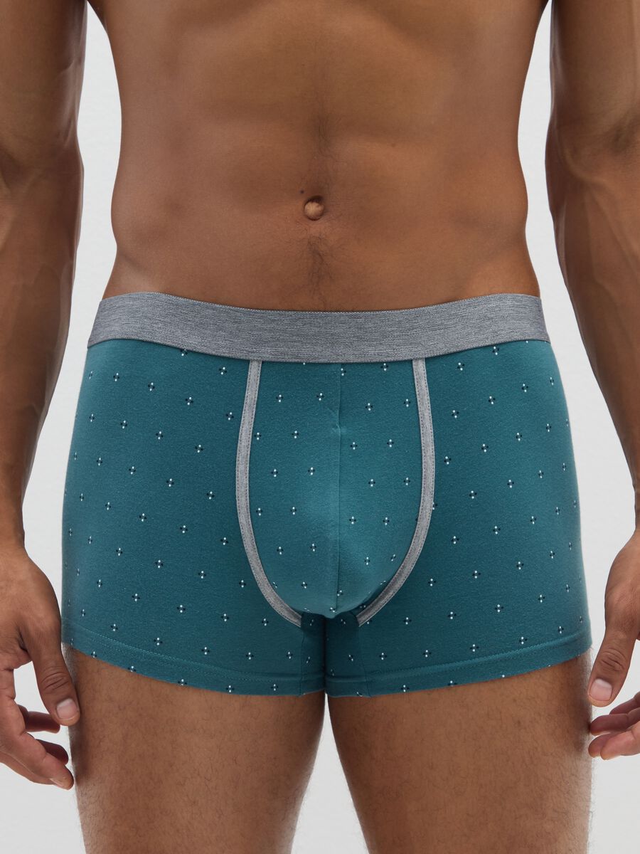 Multipack Stretch Cotton Multicolour Regular Fit Boxers_1