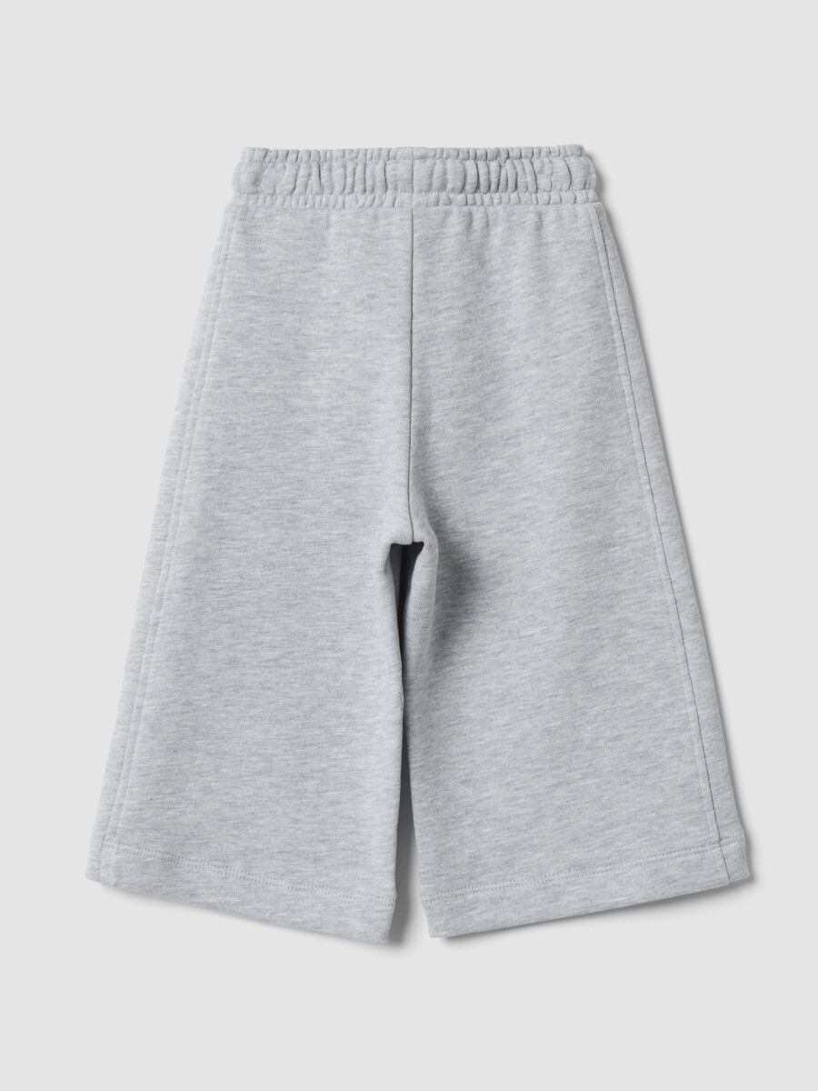 Grey organic cotton culotte trousers_1