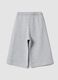 Grey organic cotton culotte trousers_1