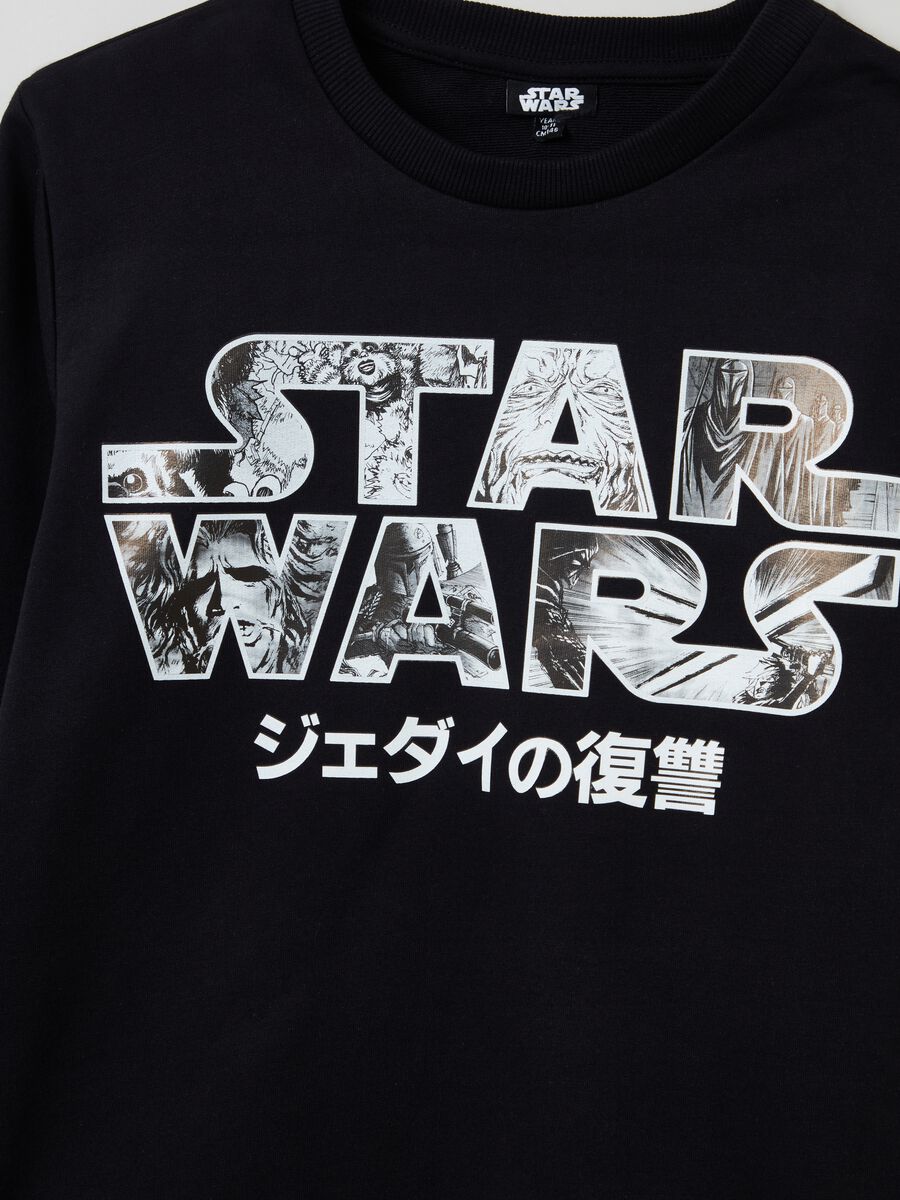 Felpa in French Terry con stampa lettering_2