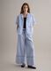Light blue pure cotton palazzo trousers_0