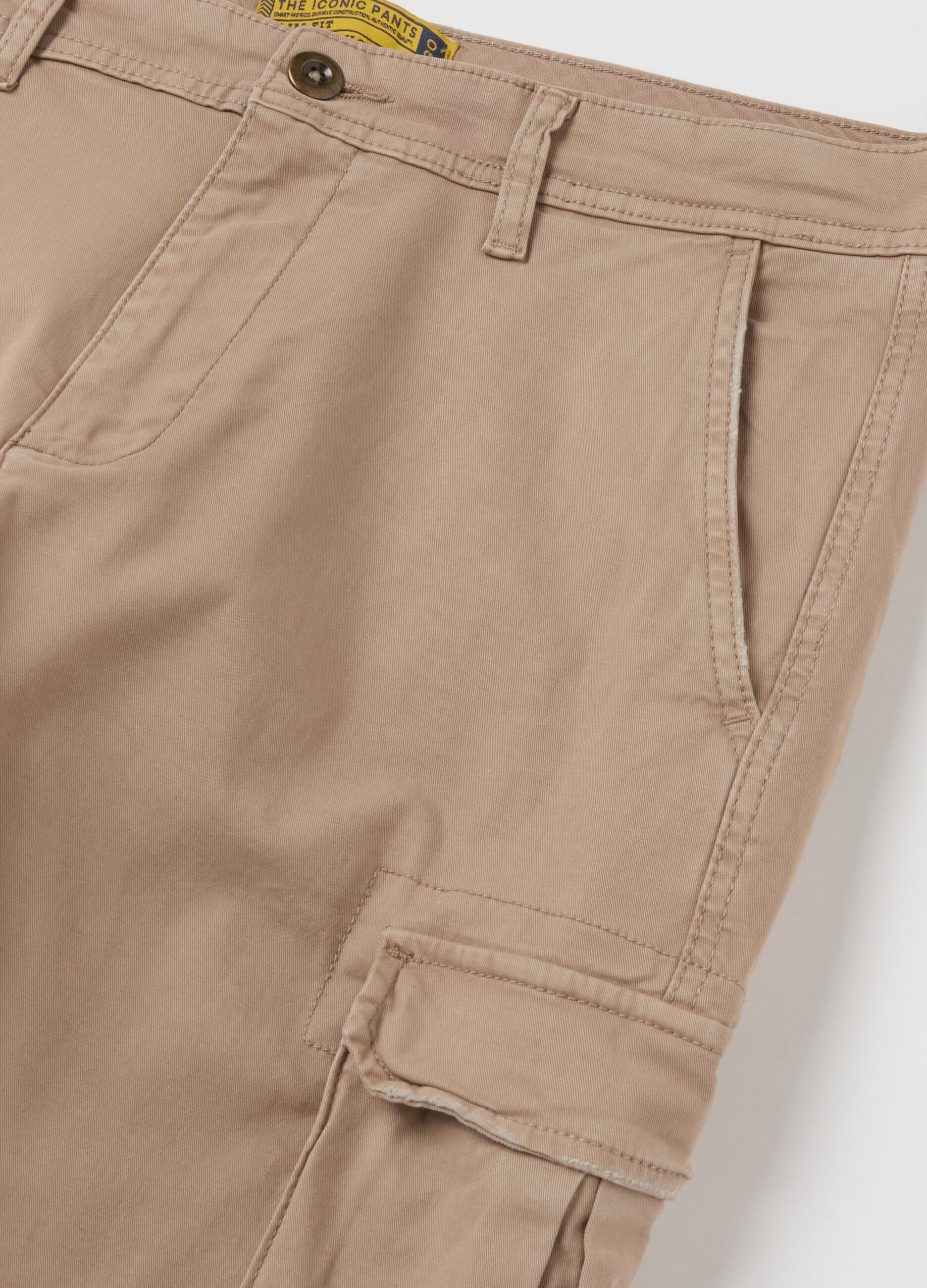 Cargo trousers in twill