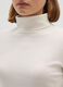 White cotton blend turtleneck regular fit_3