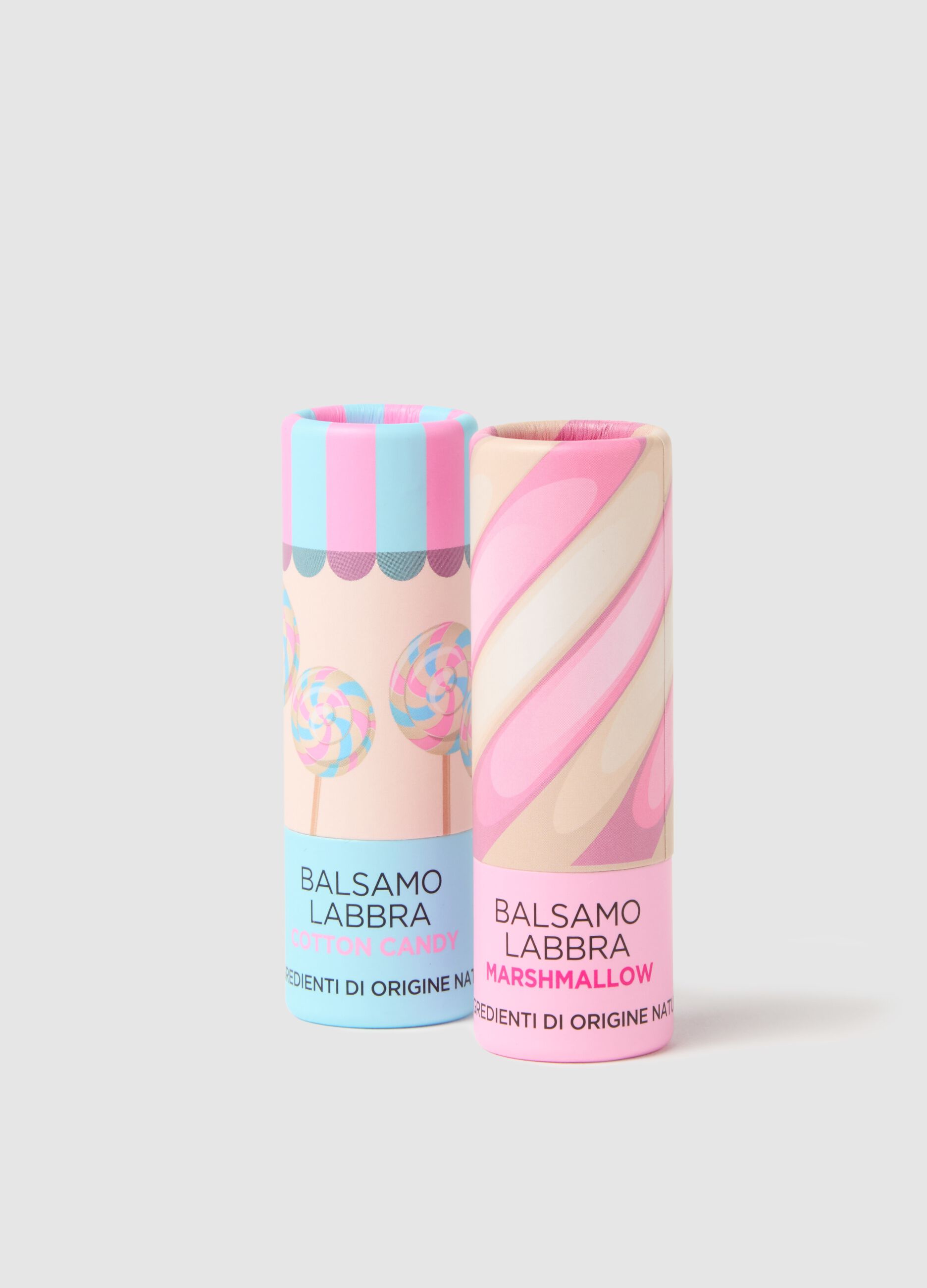 Cotton candy + Marshmallow gourmand lip balm kit