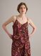 Brown pure-viscose paisley-print tank top_0
