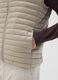 Beige mixed regular fit gilet_5