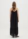 Women's Long Black Viscose Dress Wide Fit_3