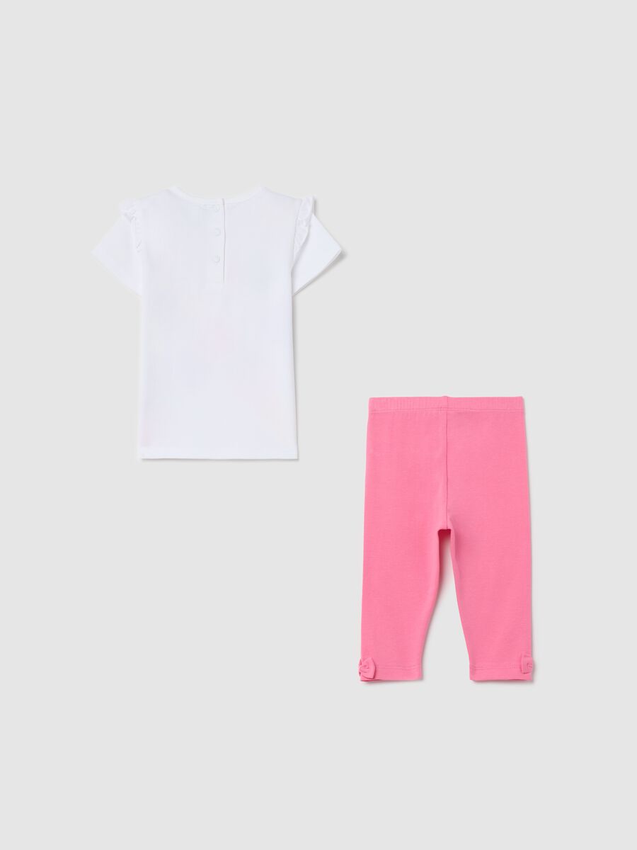 Jogging set with flounce and Minnie Mouse print_1