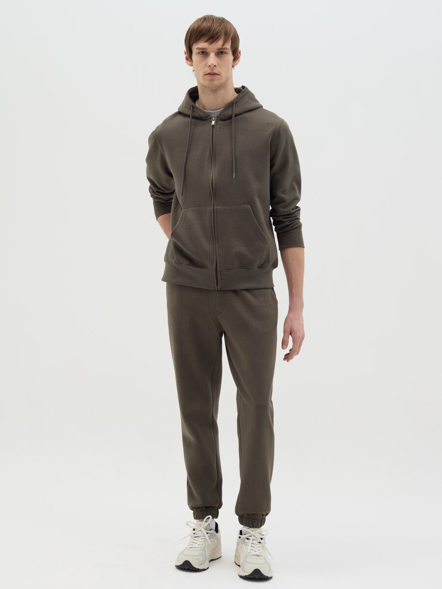Essential fleece joggers with drawstring_0