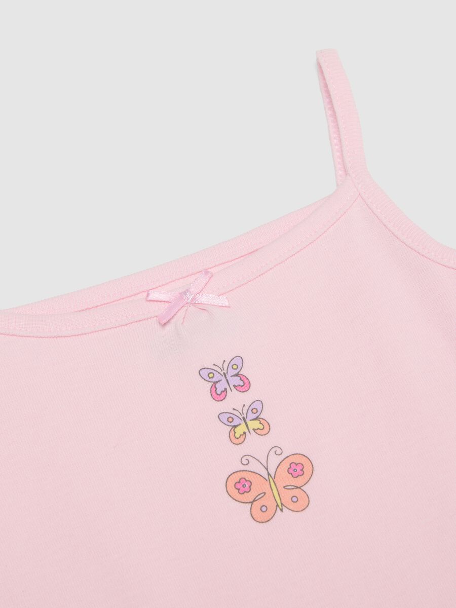 Bipack vestine in puro cotone multicolor da neonata con fiori_2