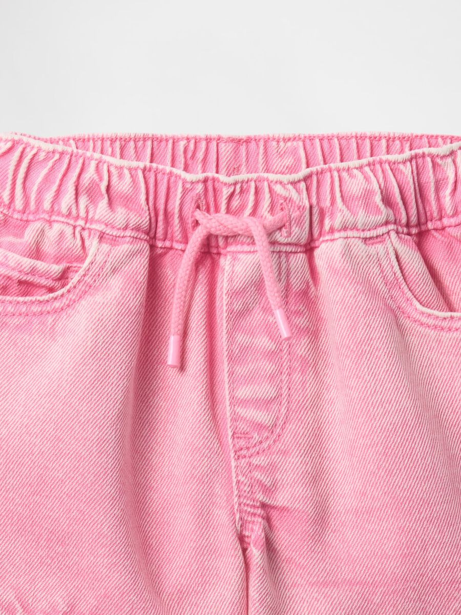 Girls' pink denim shorts by GAP Kids_3