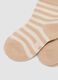 Tripack di calze beige in cotone organico elasticizzato_2