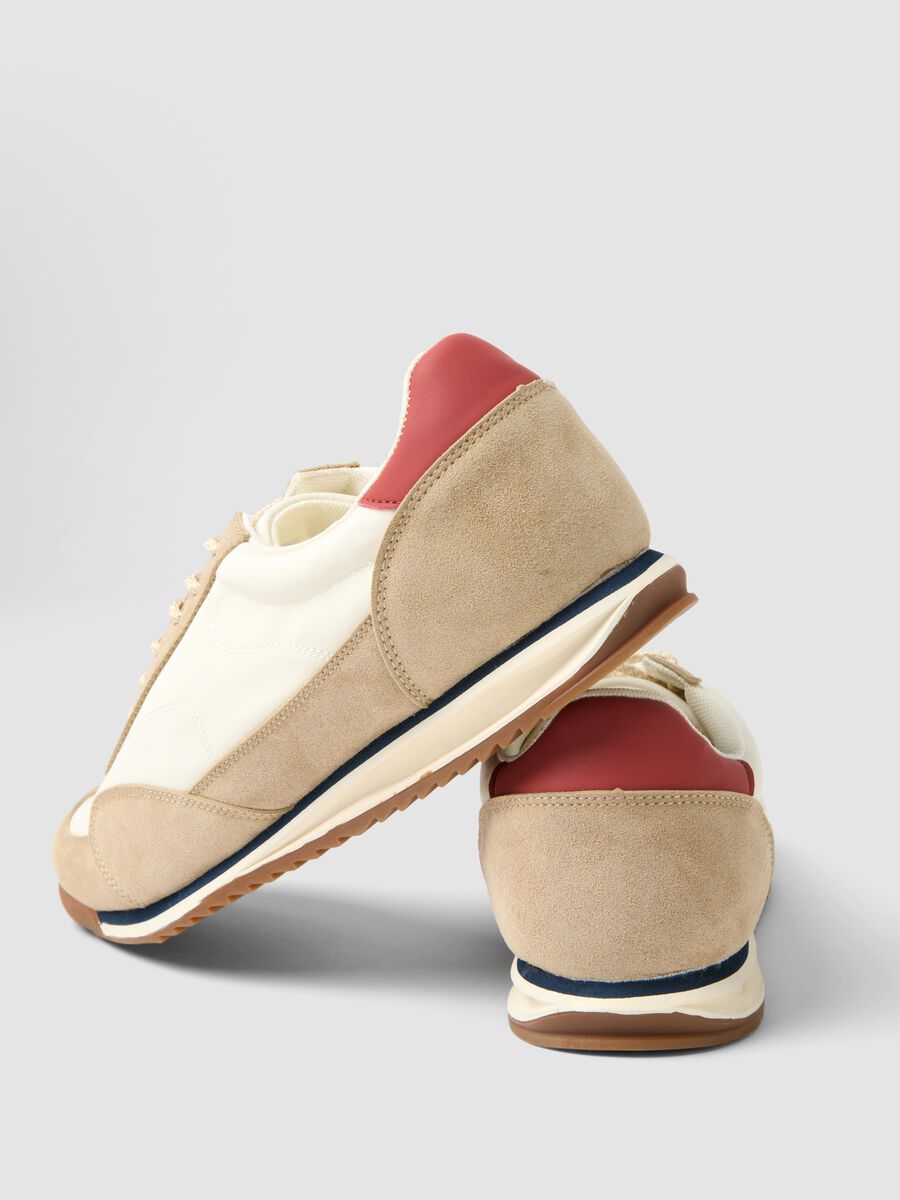 Sneakers in vera pelle multicolor con suola leggera_2