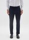 Blue Slim Fit Stretch Cotton Trousers_1