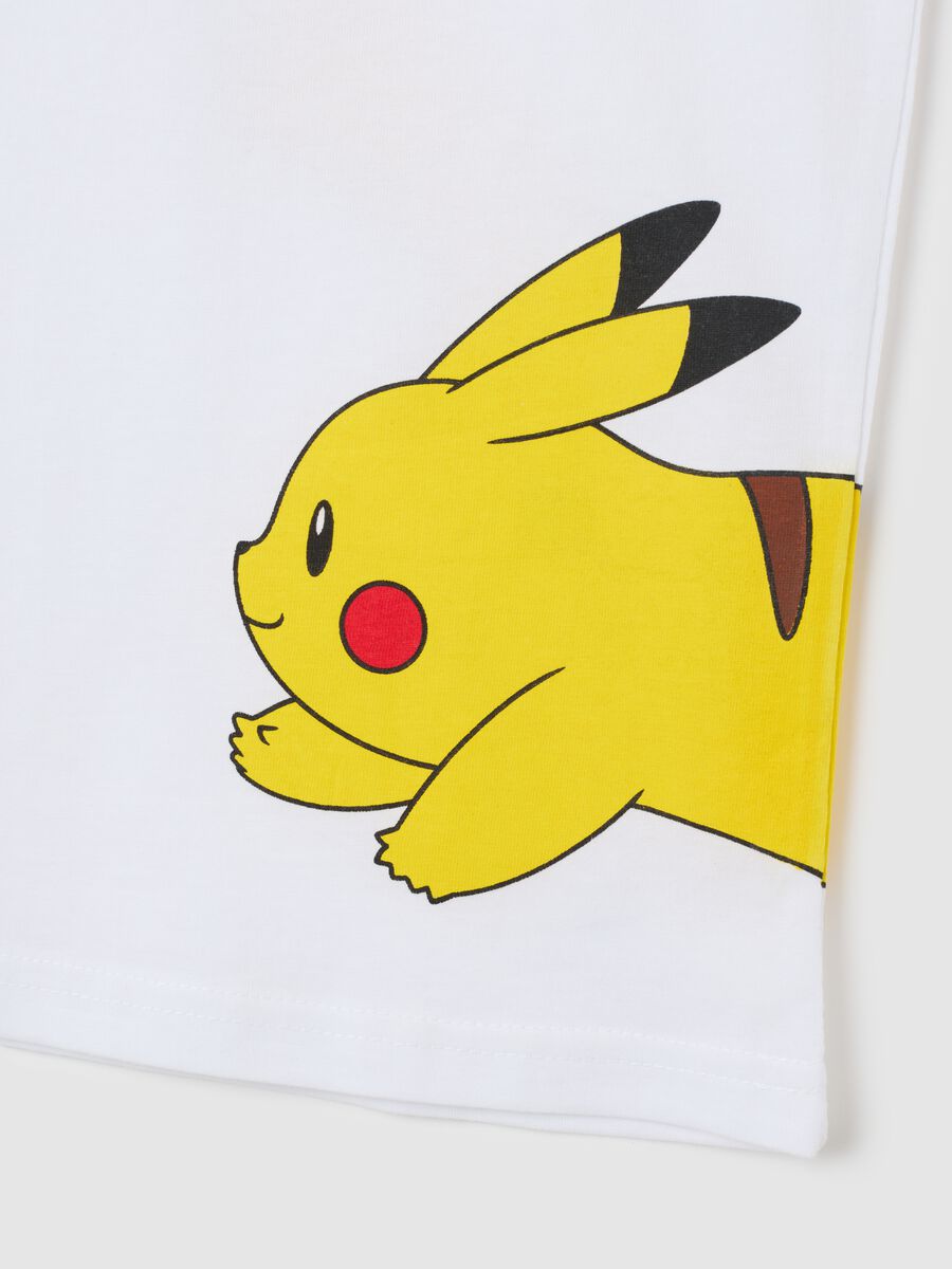 Kids' Black Pure Cotton Regular Fit Vest with Pokémon Print_2