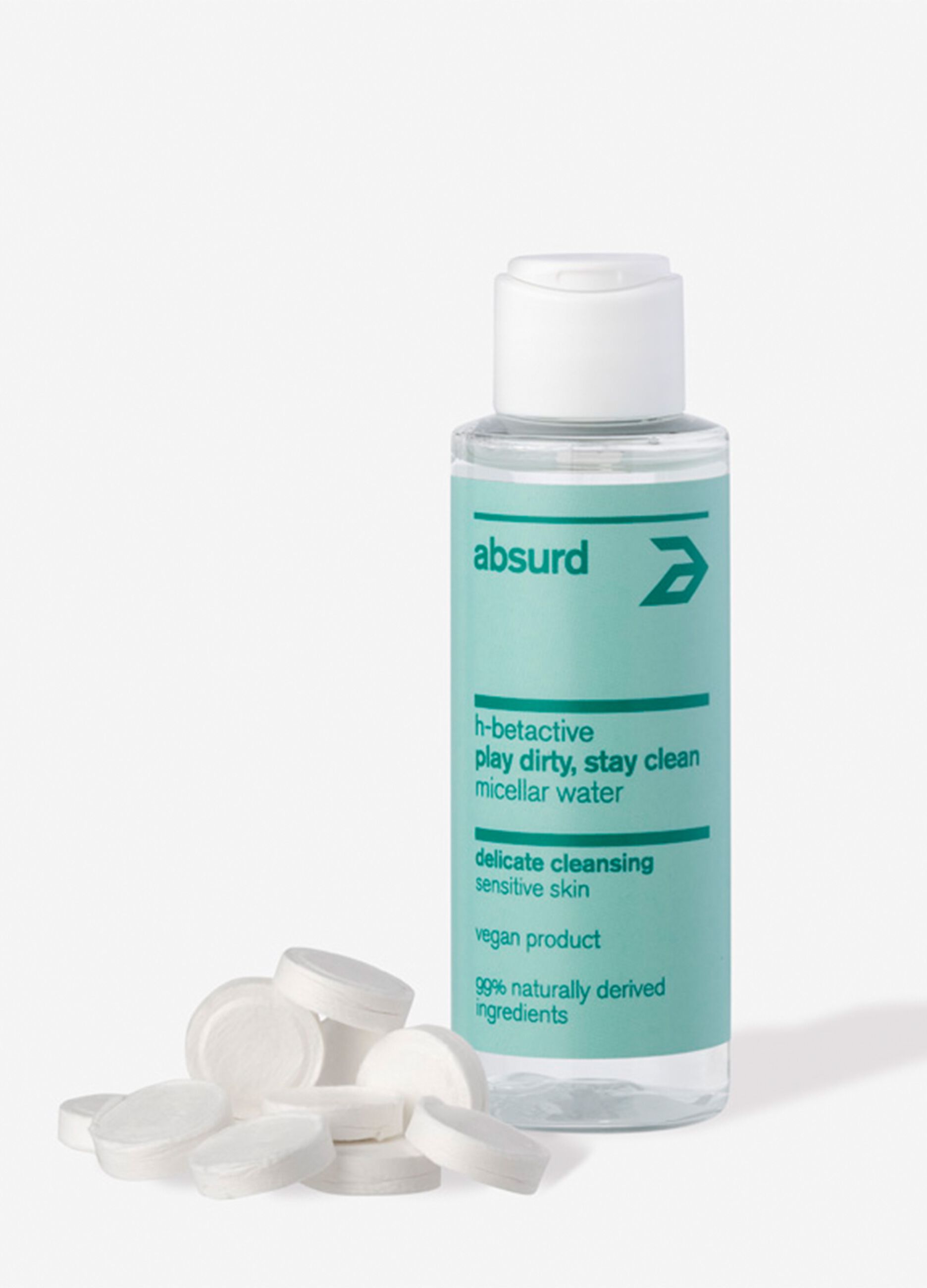 KIT Acqua micellare ad azione delicata più salviette in compresse Play Dirty Stay Clean