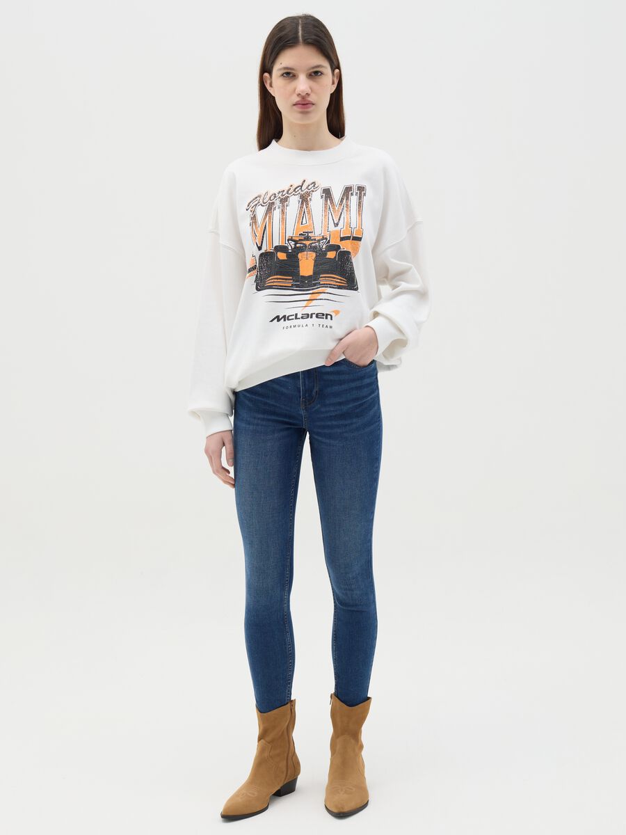 French terry sweatshirt with Mc Laren Formula 1 Team print_1