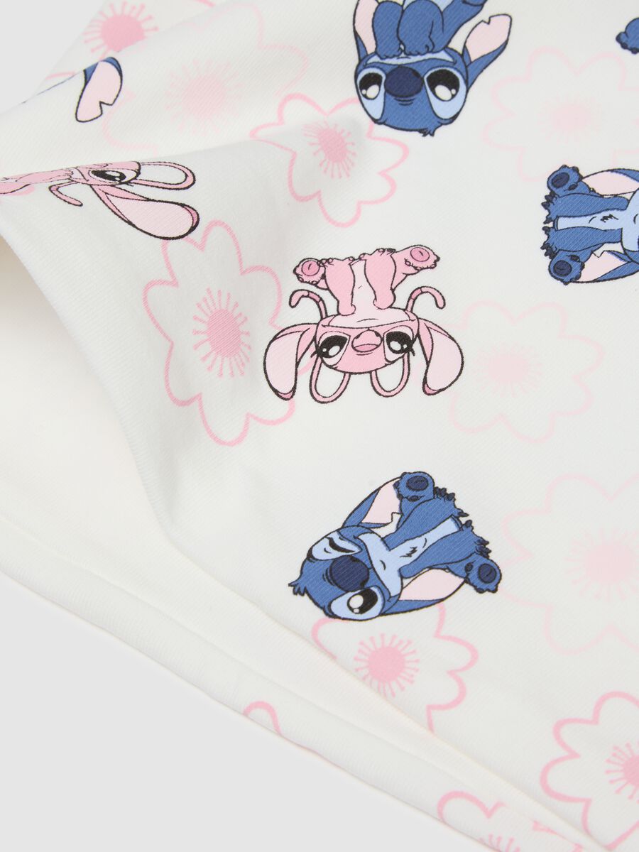 Multicolour Stretch Cotton Scarf for Girls with Print_2