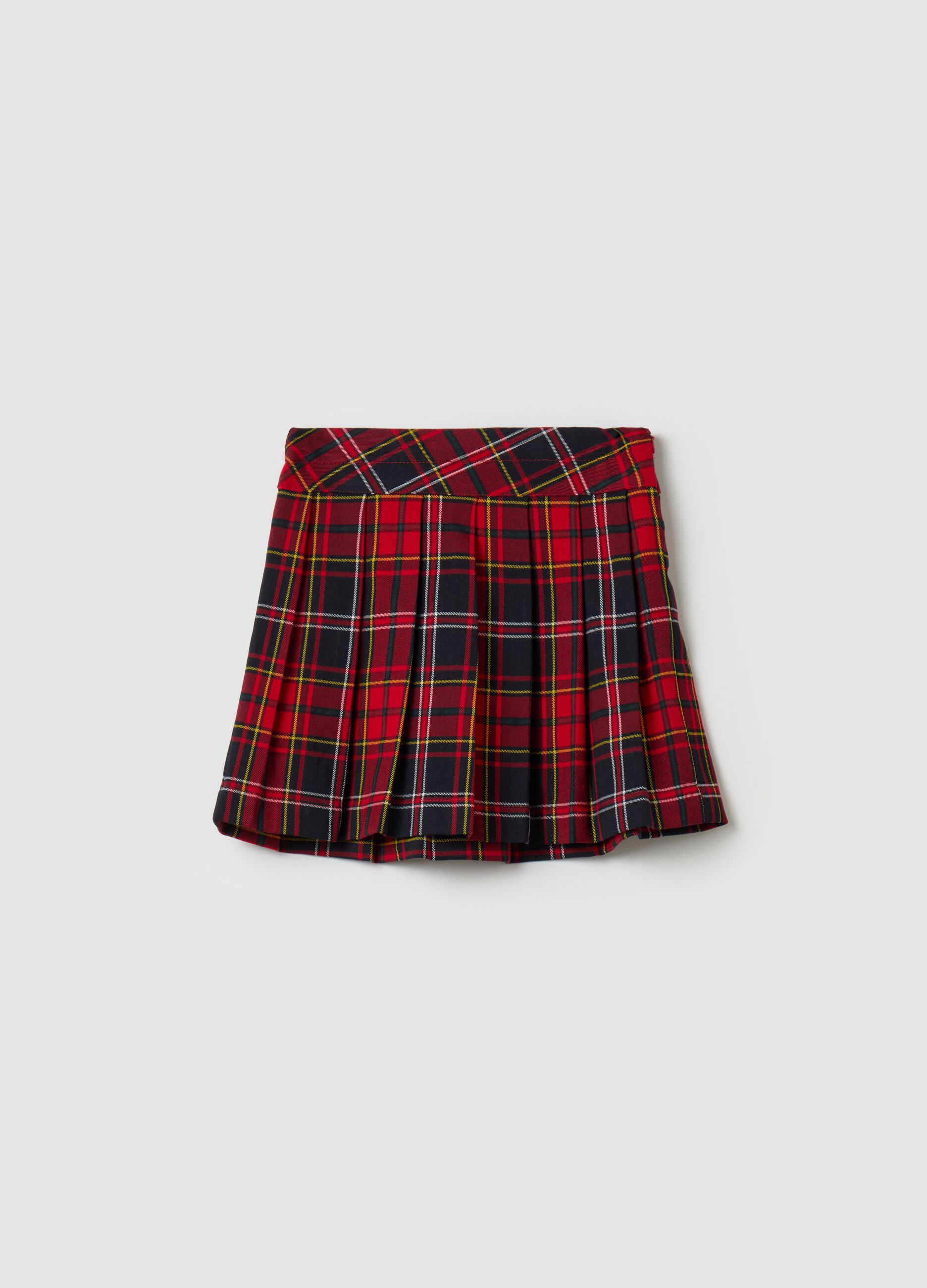 Gonna tartan plissettata Blu rosso OVS KIDS da Bambina OVS