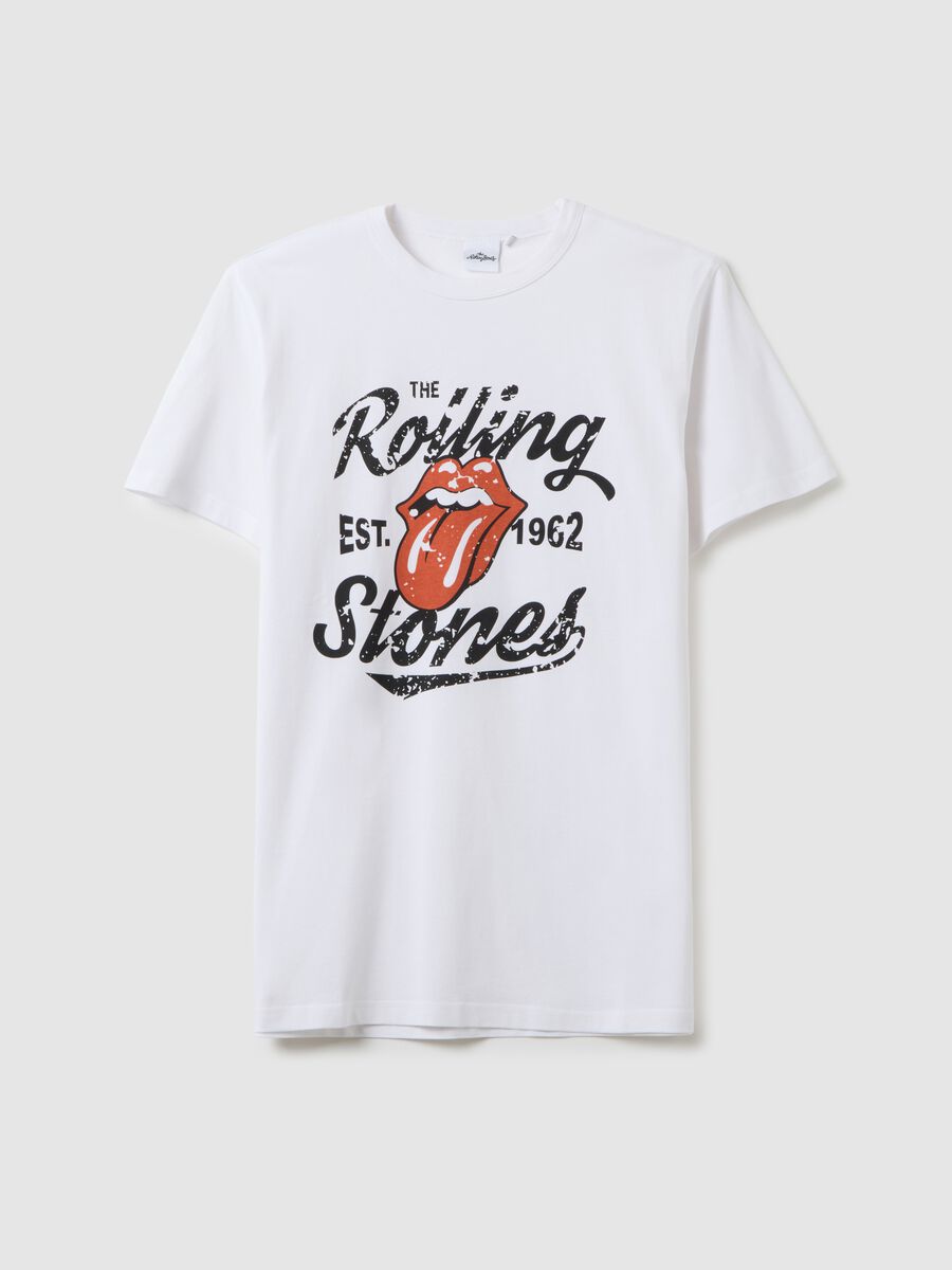 T-shirt in puro cotone bianca regular fit_4