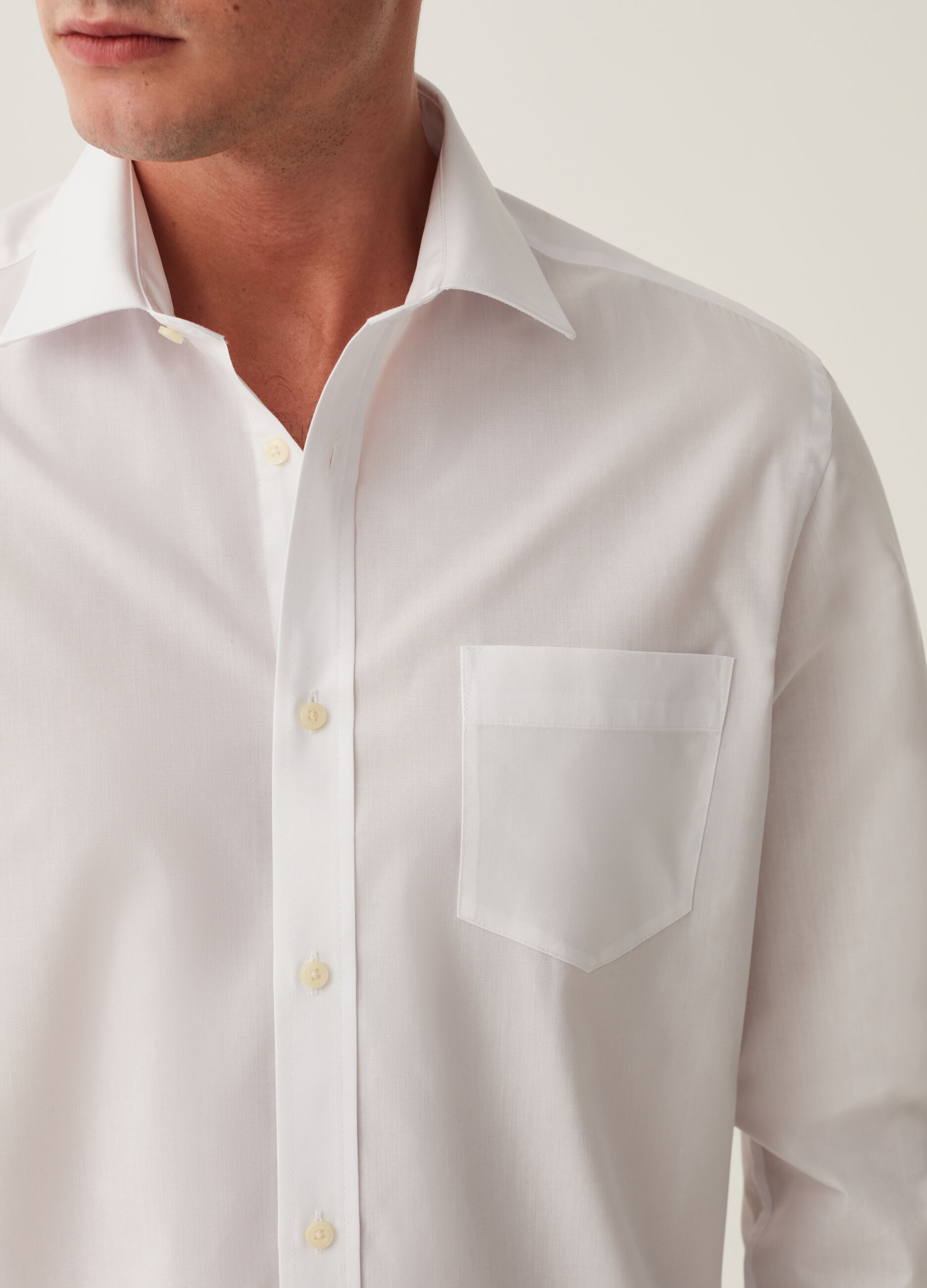 Camicia regular fit con tasca_3