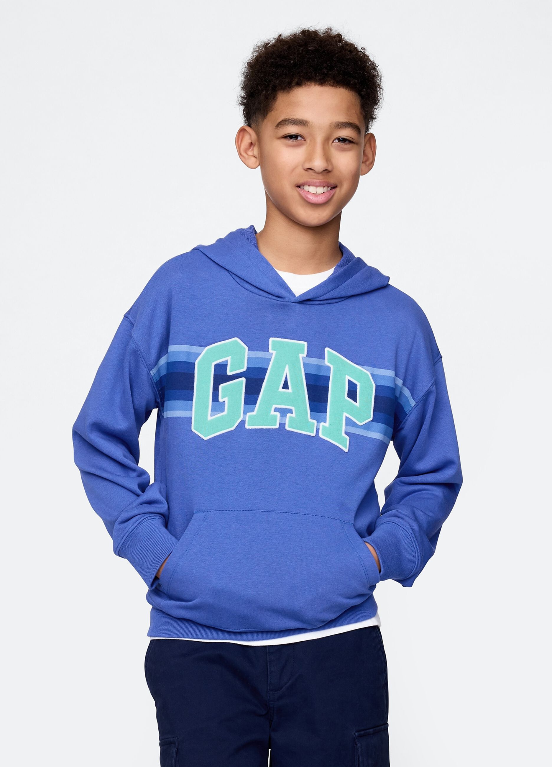 Blue Hoodie with GAP Logo