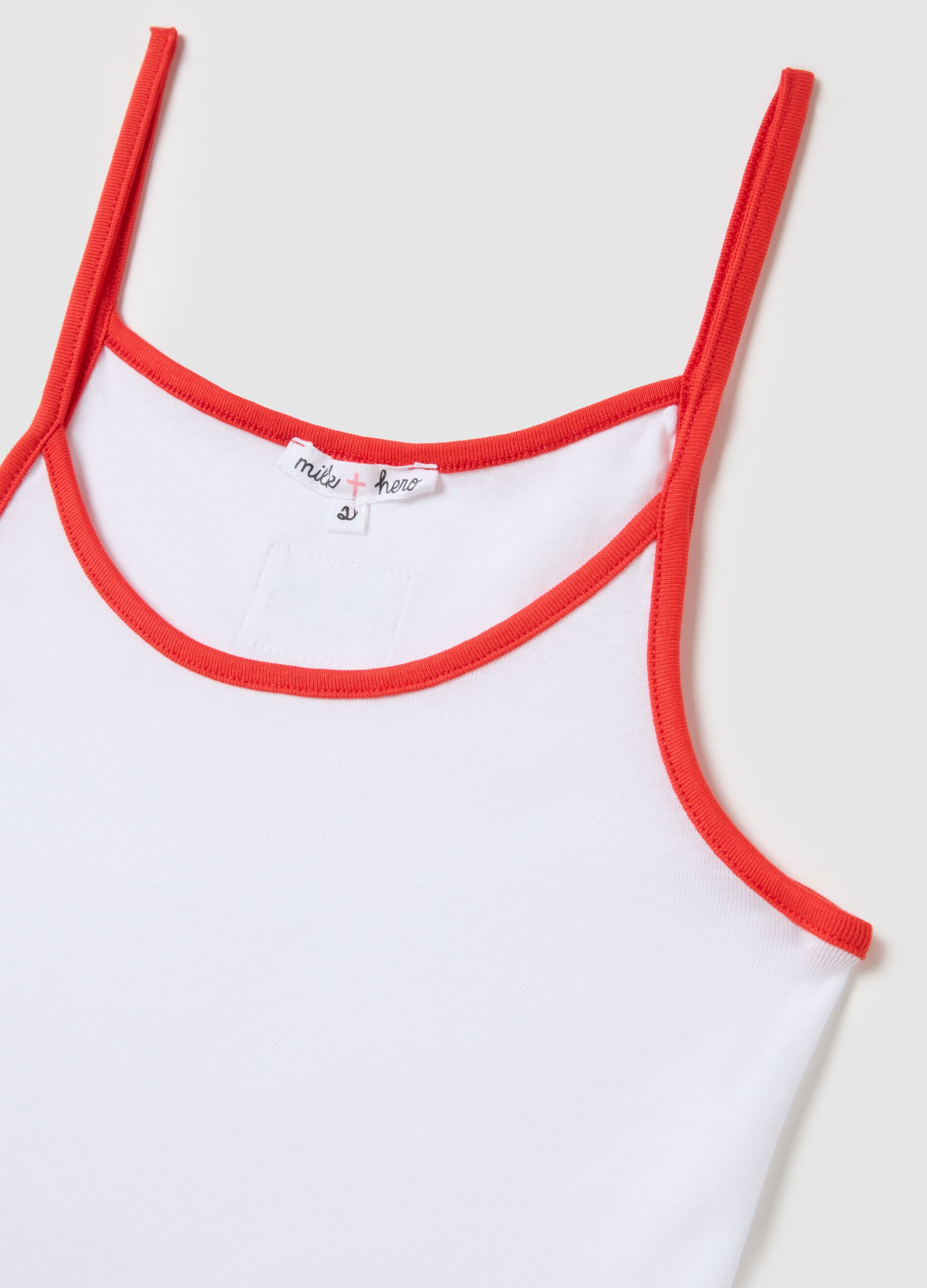 Women's multicolour pure cotton tank top regular fit