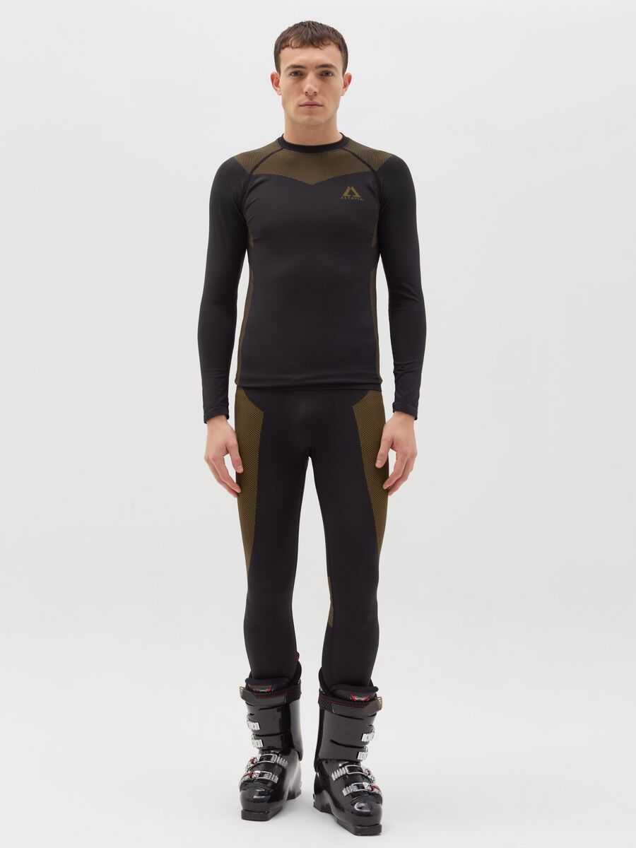 Altavia by Deborah Compagnoni seamless thermal T-shirt with long sleeves_1