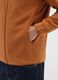 Brown fleece full-zip sweatshirt_3