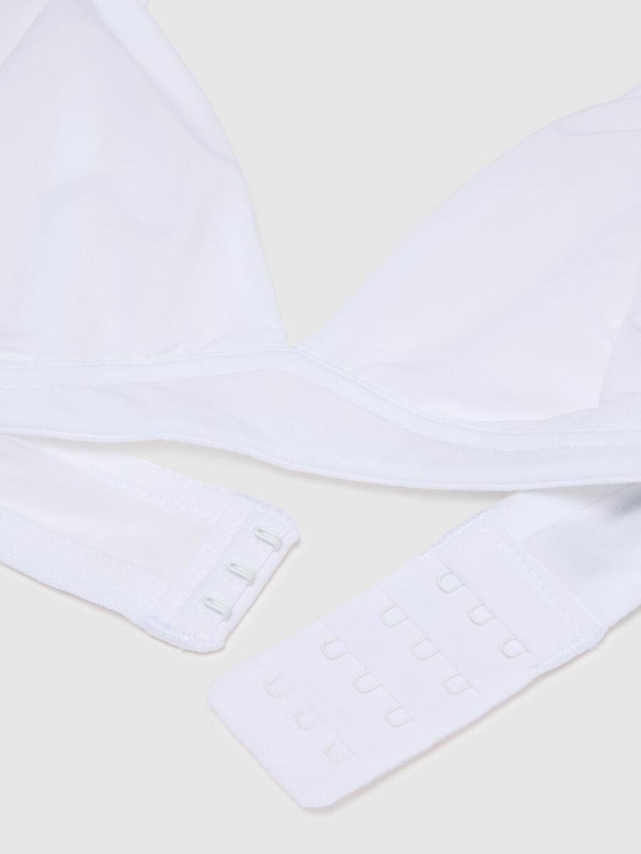 Reggiseno a triangolo in cotone elasticizzato bianco_5