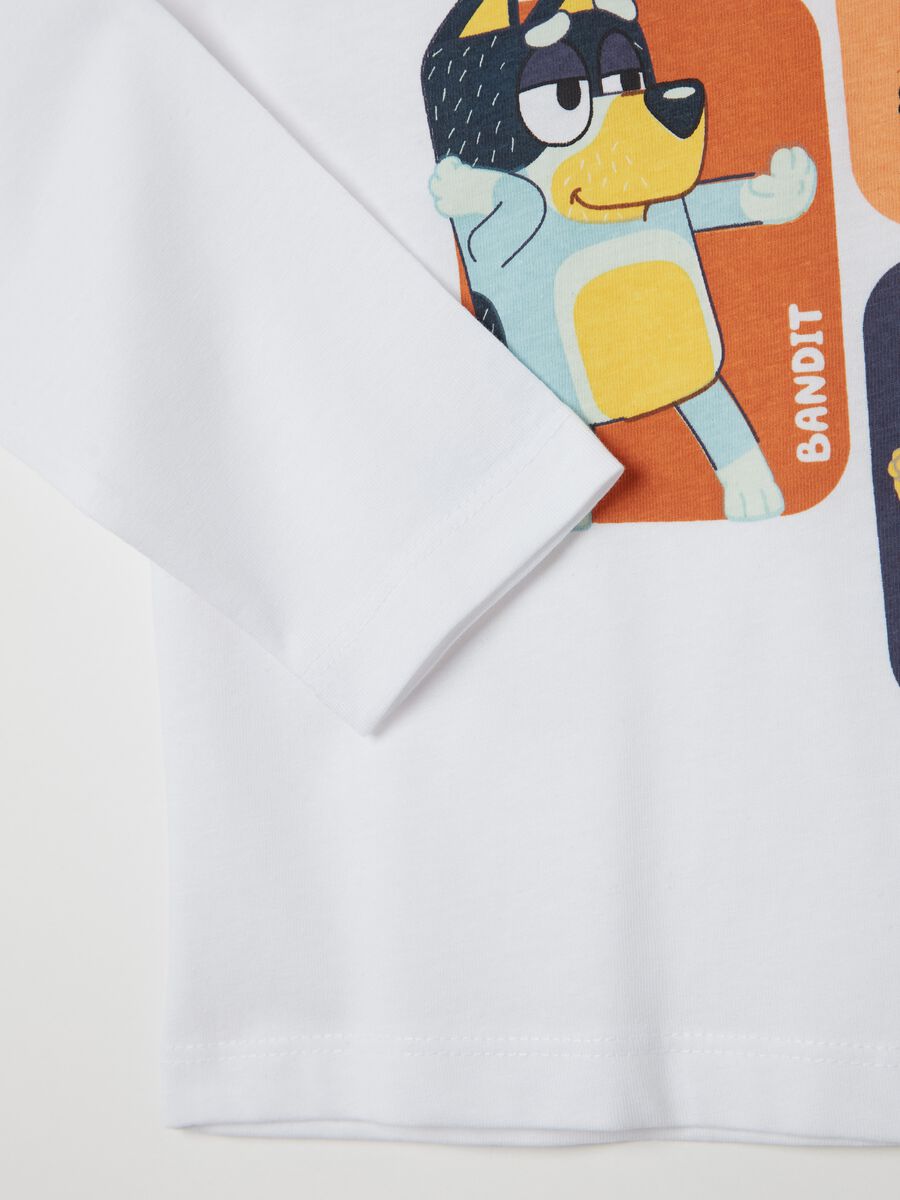 Long-sleeved T-shirt with Bluey print_3