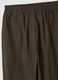 Green stretch viscose trousers, regular fit_1
