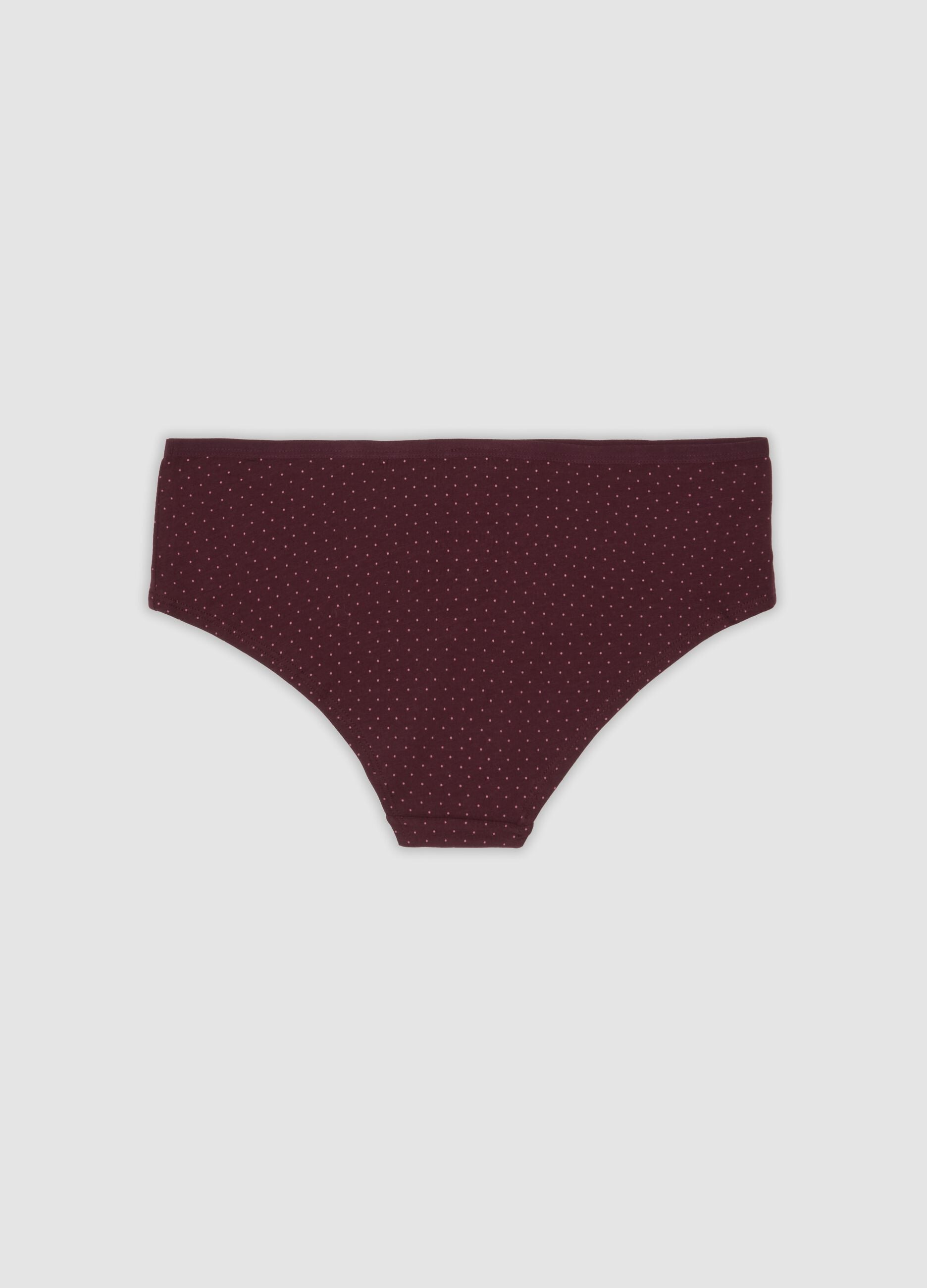 Pack of five organic stretch cotton briefs