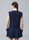 Blue sleeveless ALTAVIA COURT polo in stretch cotton with classic collar_2