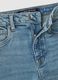Blue denim cotton stretch flare jeans_5