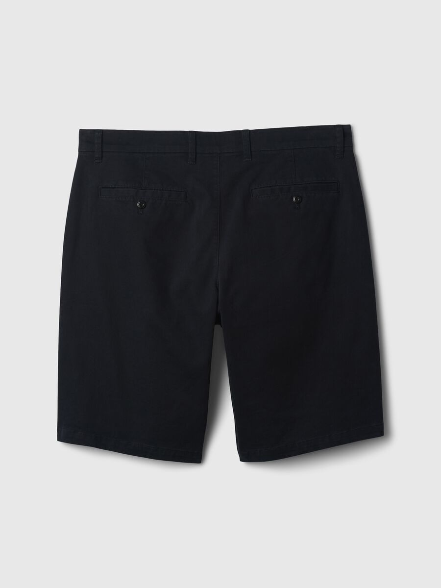 Relaxed-fit Bermuda shorts in stretch cotton_3