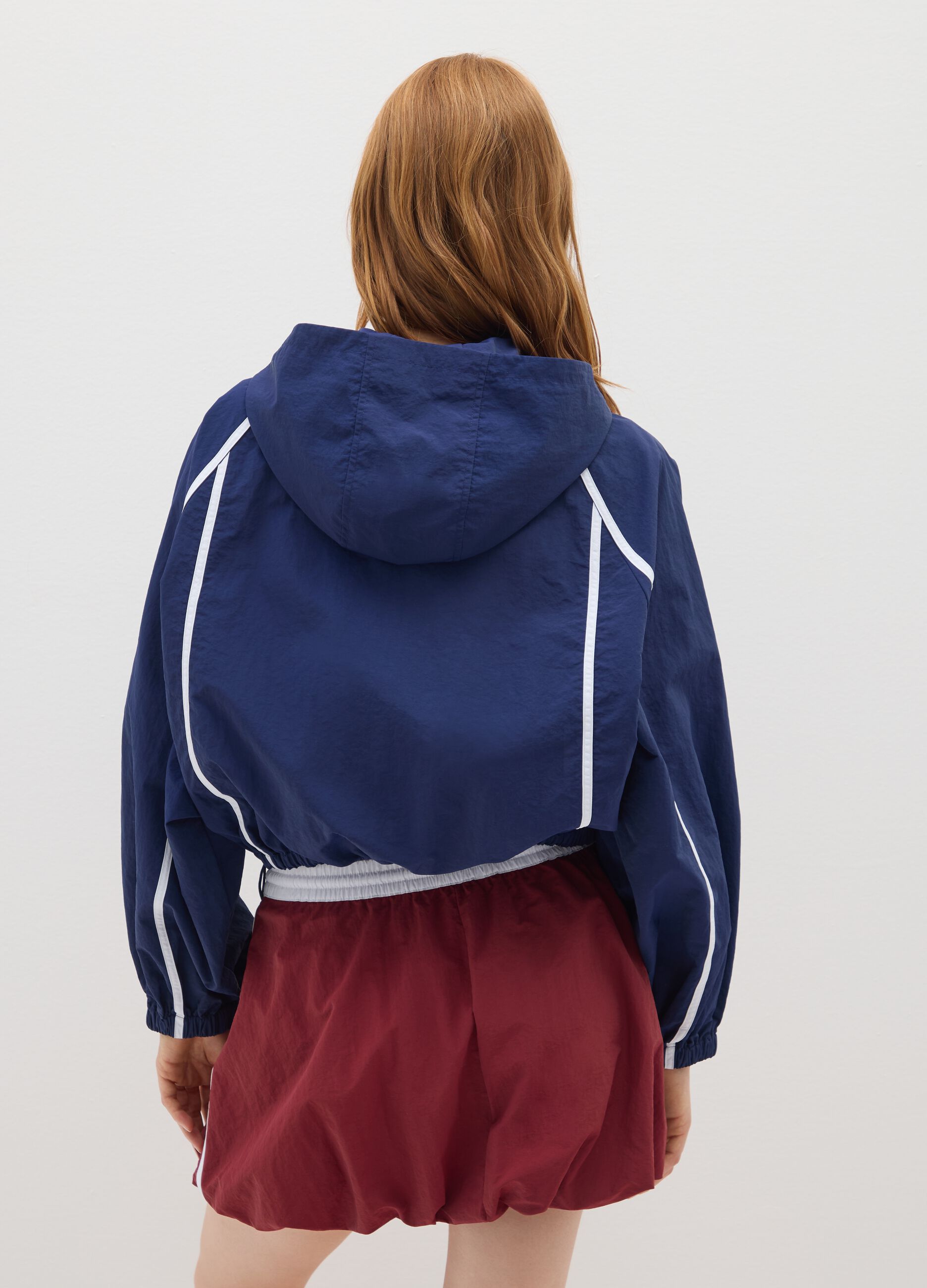 Blue Jacket with Hood