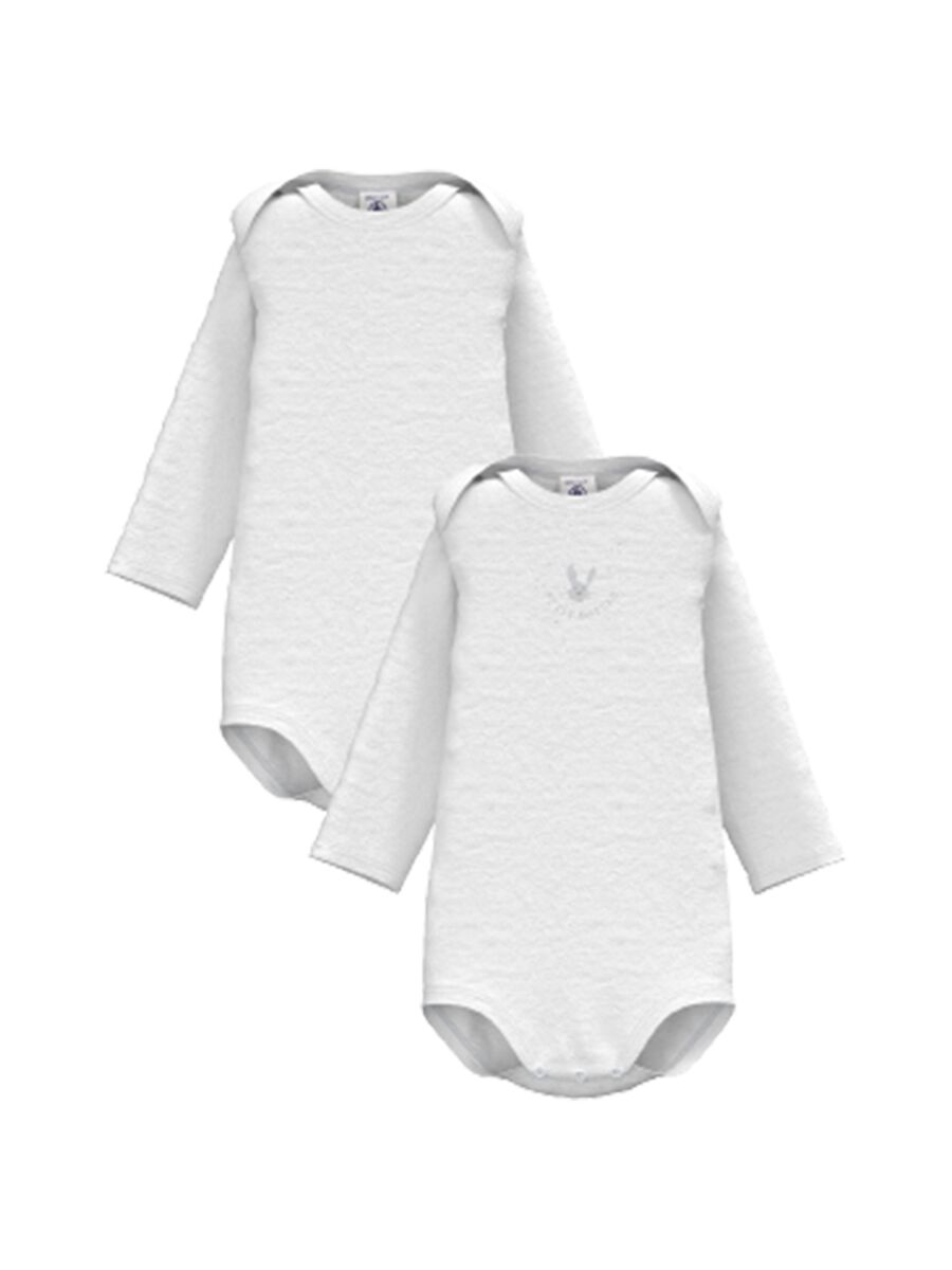 Two-pack bodysuits in organic cotton_0