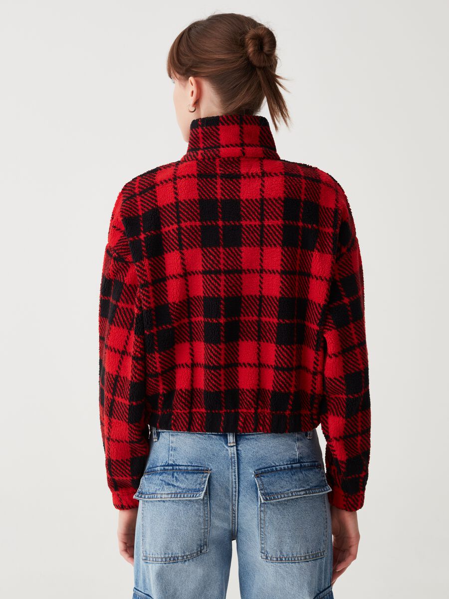 Felpa half-zip con stampa_2