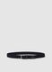 Blue Stretch Genuine Leather Belt_0