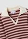 Maglia multicolor a righe in misto viscosa colletto polo fitted_6