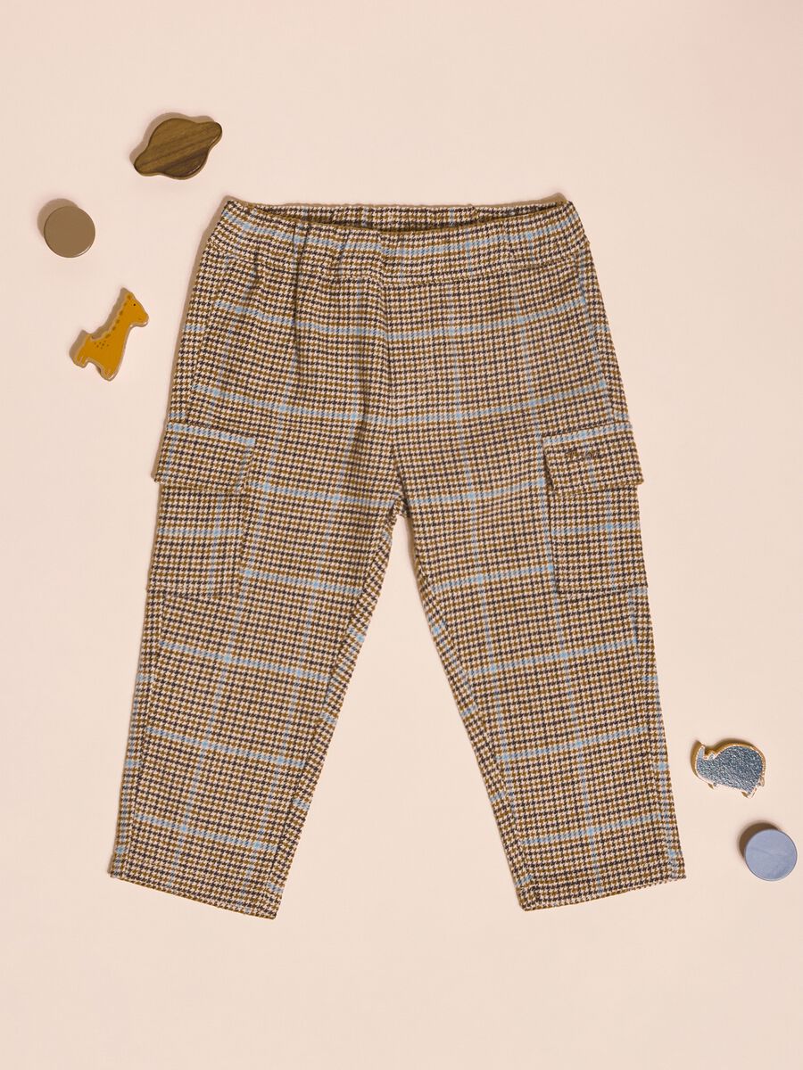 Pantaloni in caldo tessuto_0