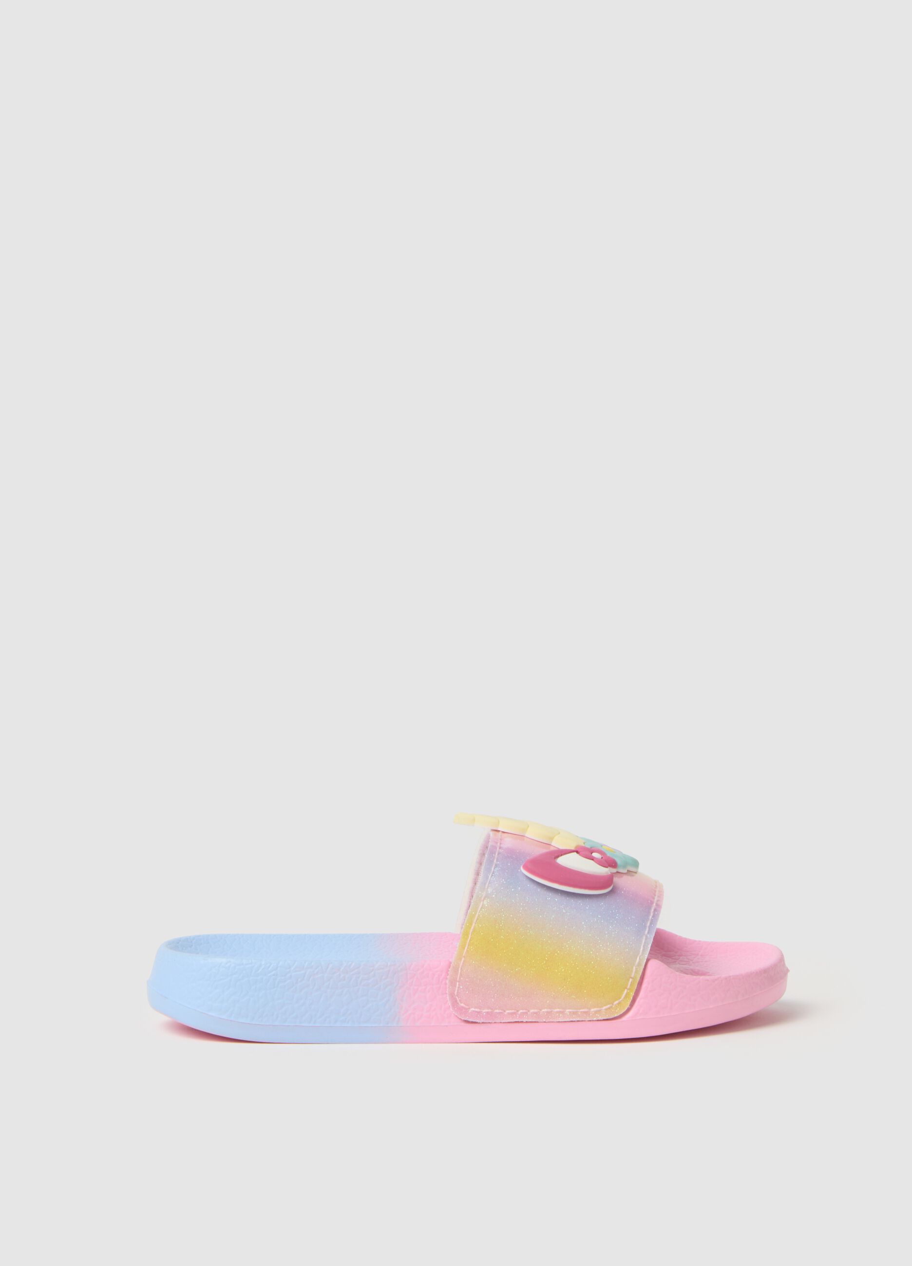 Ciabattine da bambina in misto multicolor