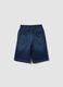 Blue denim shorts in stretch cotton_1