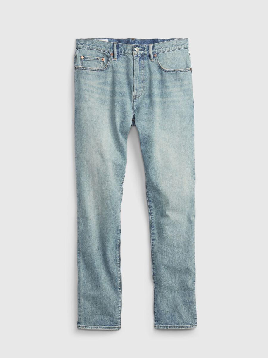 Slim-fit jeans with discolouring_3