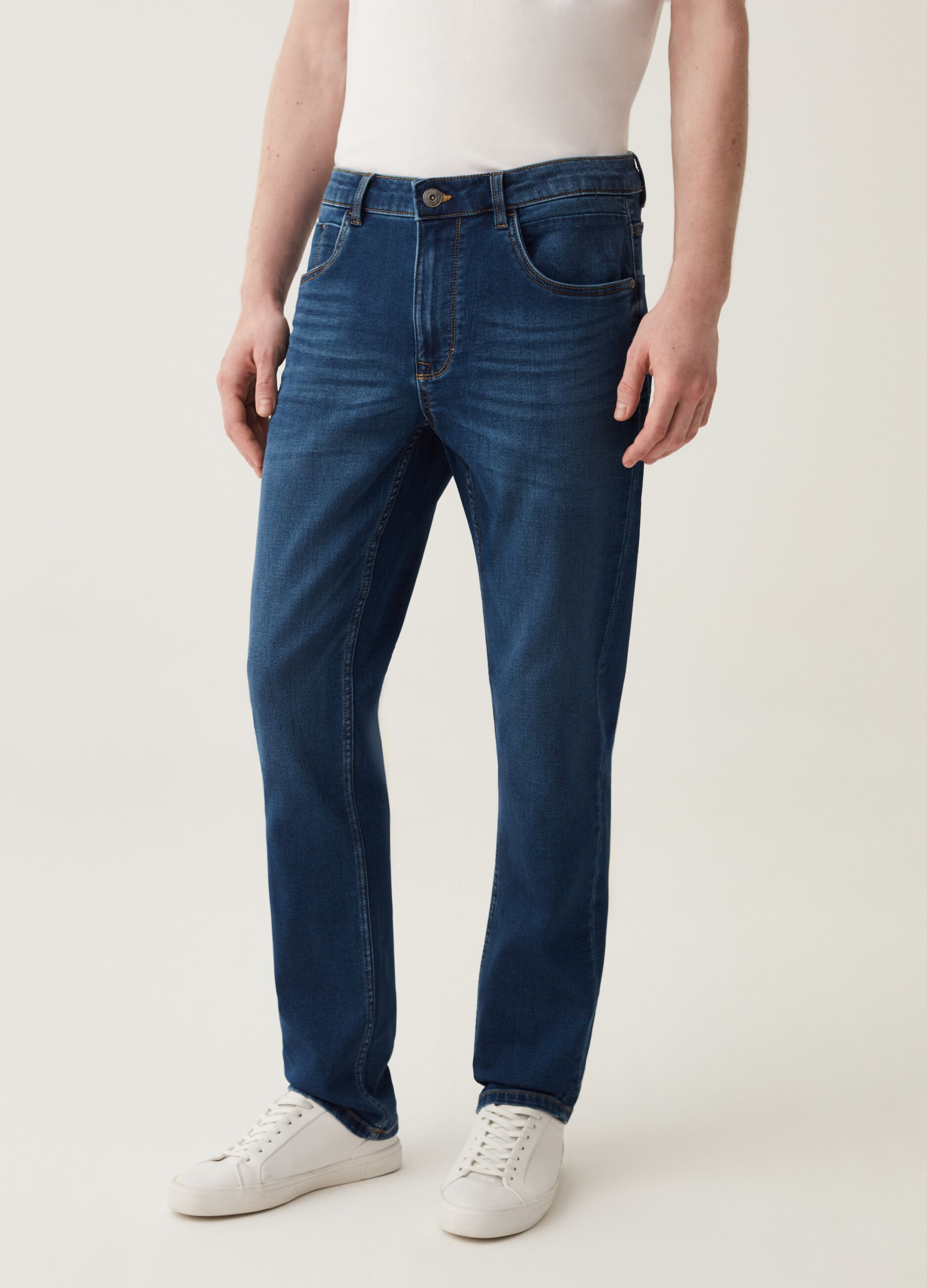 Jeans slim fit cinque tasche_1